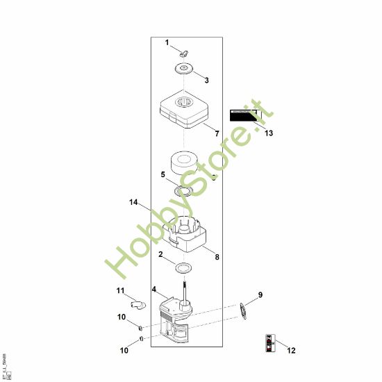 Picture of B - Filtro aria EHC 700.0 (EHC700-0002)